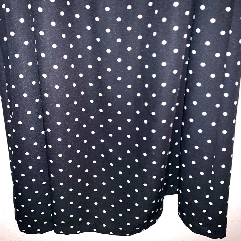 Sag Harbor Woman 1x Polkadot Polyester Maxi Skirt